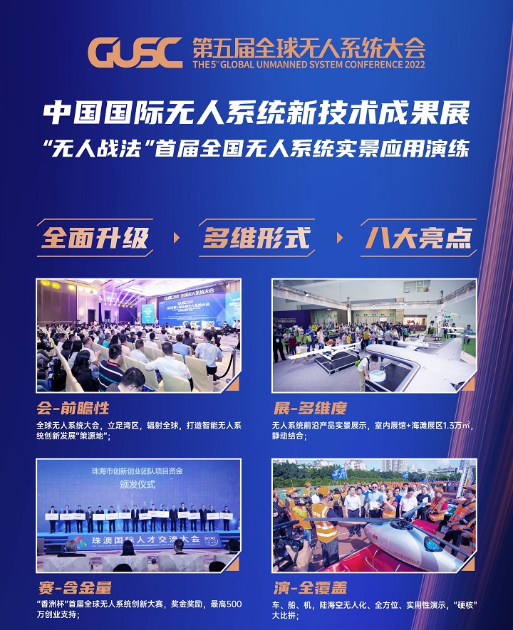 2022珠海無人機展GUSC將于11月3日舉行(m.69836.cn)